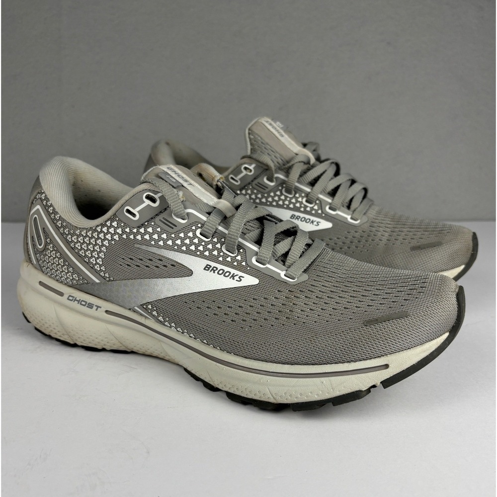 Brooks Ghost 14 Running Shoes Athletic Sneakers 9.5 Grey 1203561B089